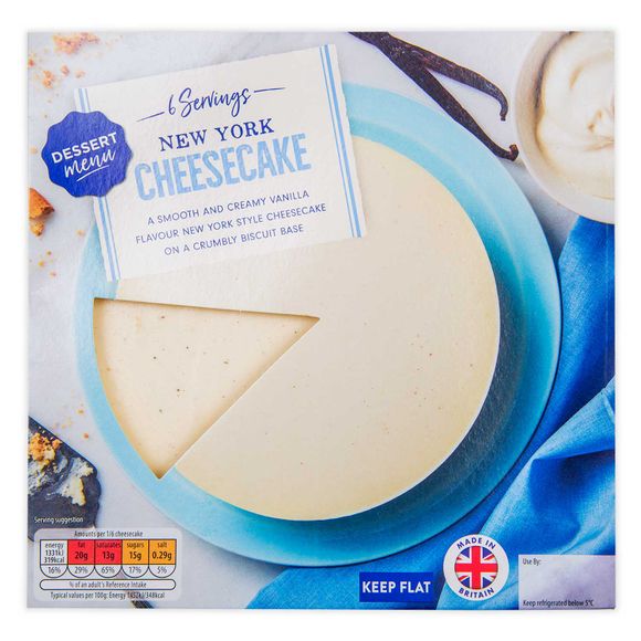 Dessert Menu New York Cheesecake 550g